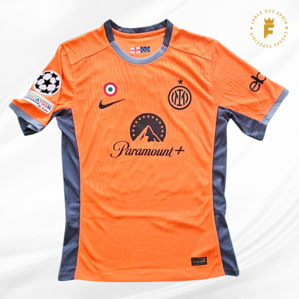 Camisa Inter de Milão III 2023-24, vers jogador, N16, autografada  Frattesi