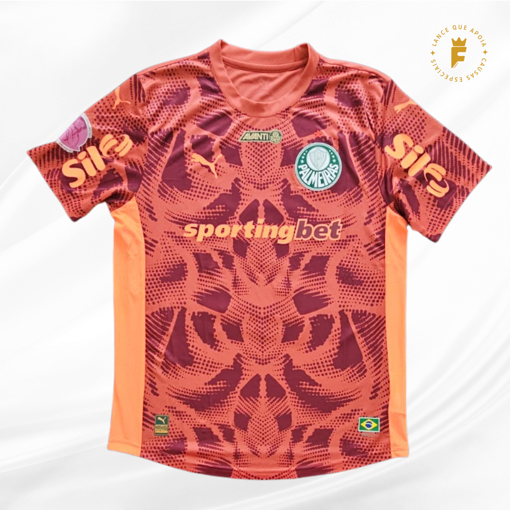 Camisa Palmeiras 2025, vers jogo, N21, autografada Weverton