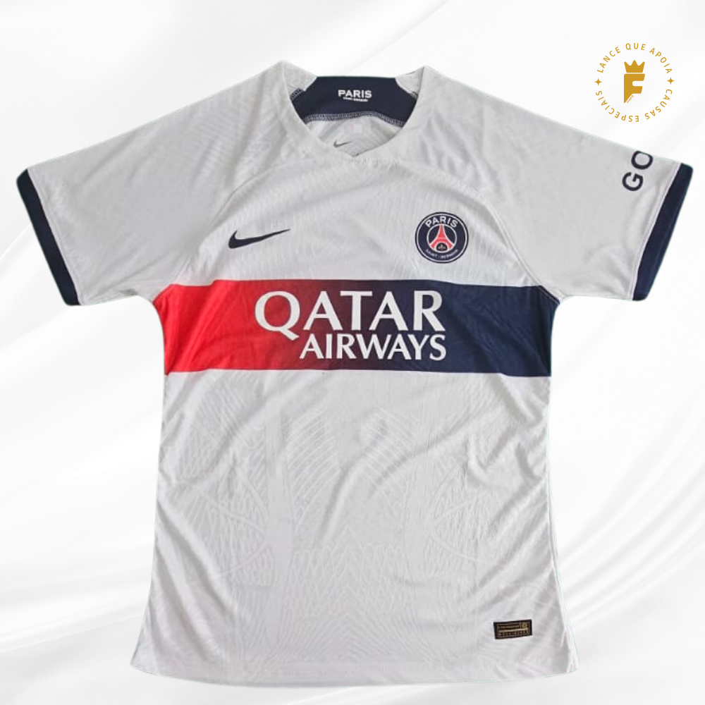 Camisa PSG Paris Saint-Germain  2023-24 edição especial collab G-Dragon, vers jogador, N10, autografada Neymar Jr