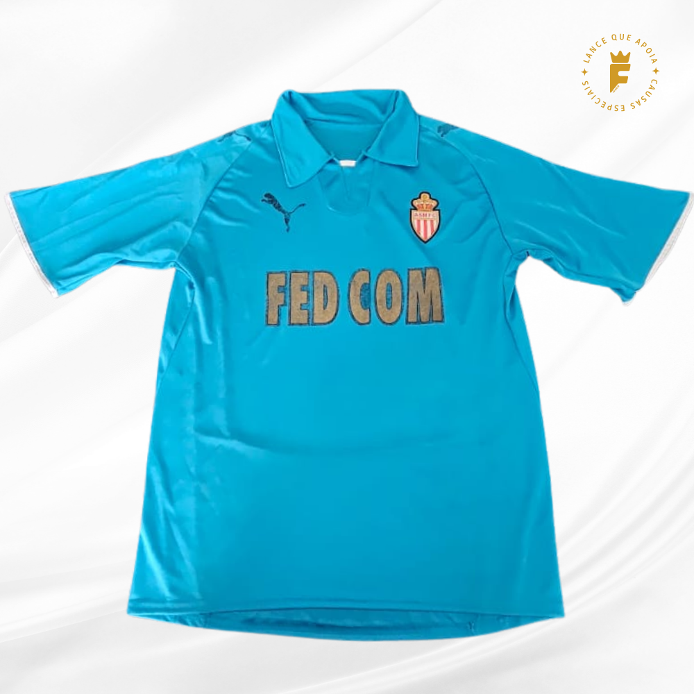 Camisa Monaco 2009-10, N10, autografada J.Y. Park (Park Chu-young)