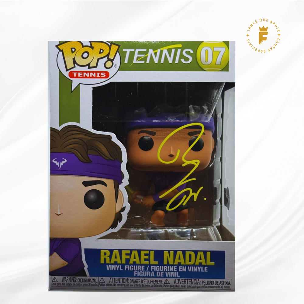 Funko POP Rafael Nadal N07, autografado