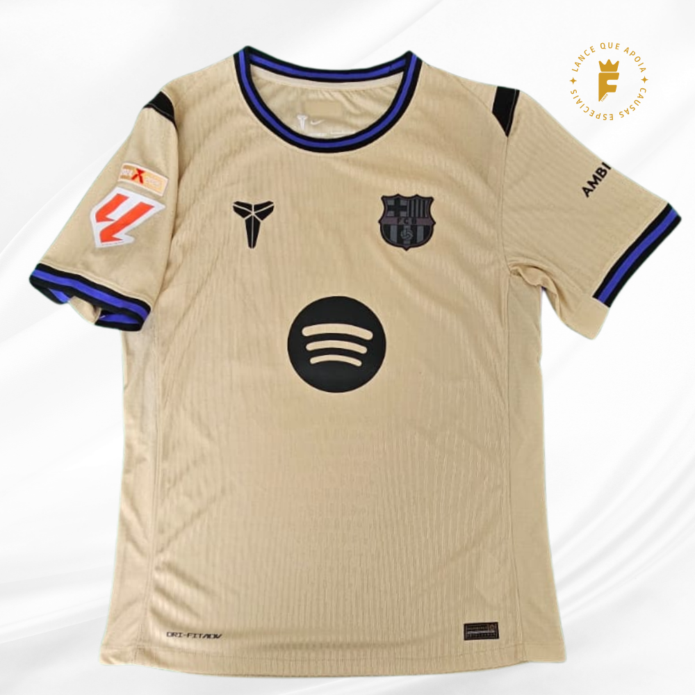 Camisa Barcelona Kobe II 2025- 26 jogador, N10, autografada Lamine Yamal