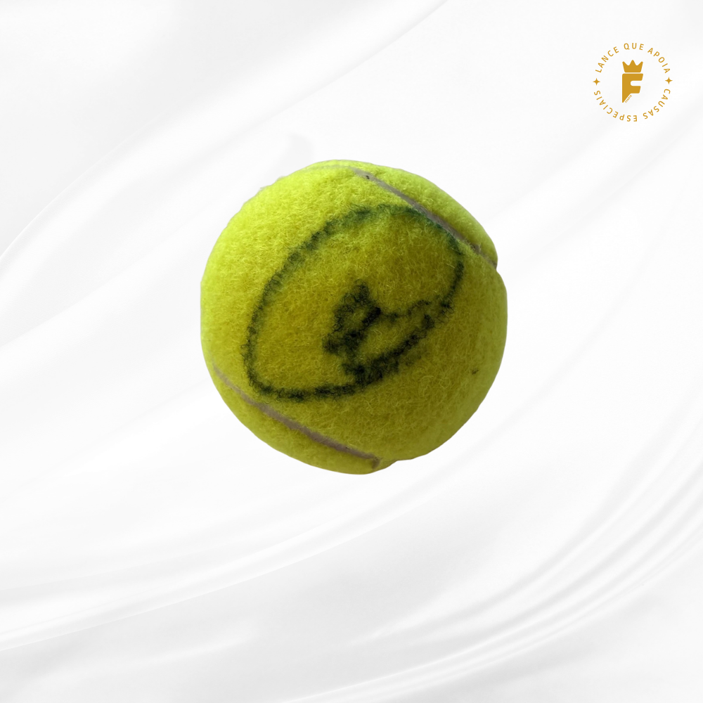 Bola de tênis autografada Djokovic