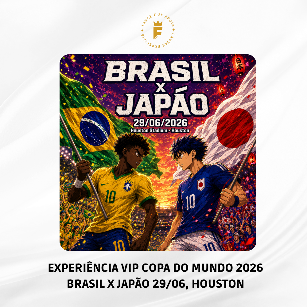 Experiência VIP Copa do Mundo 2026, Brasil x Japão 29/06, Houston