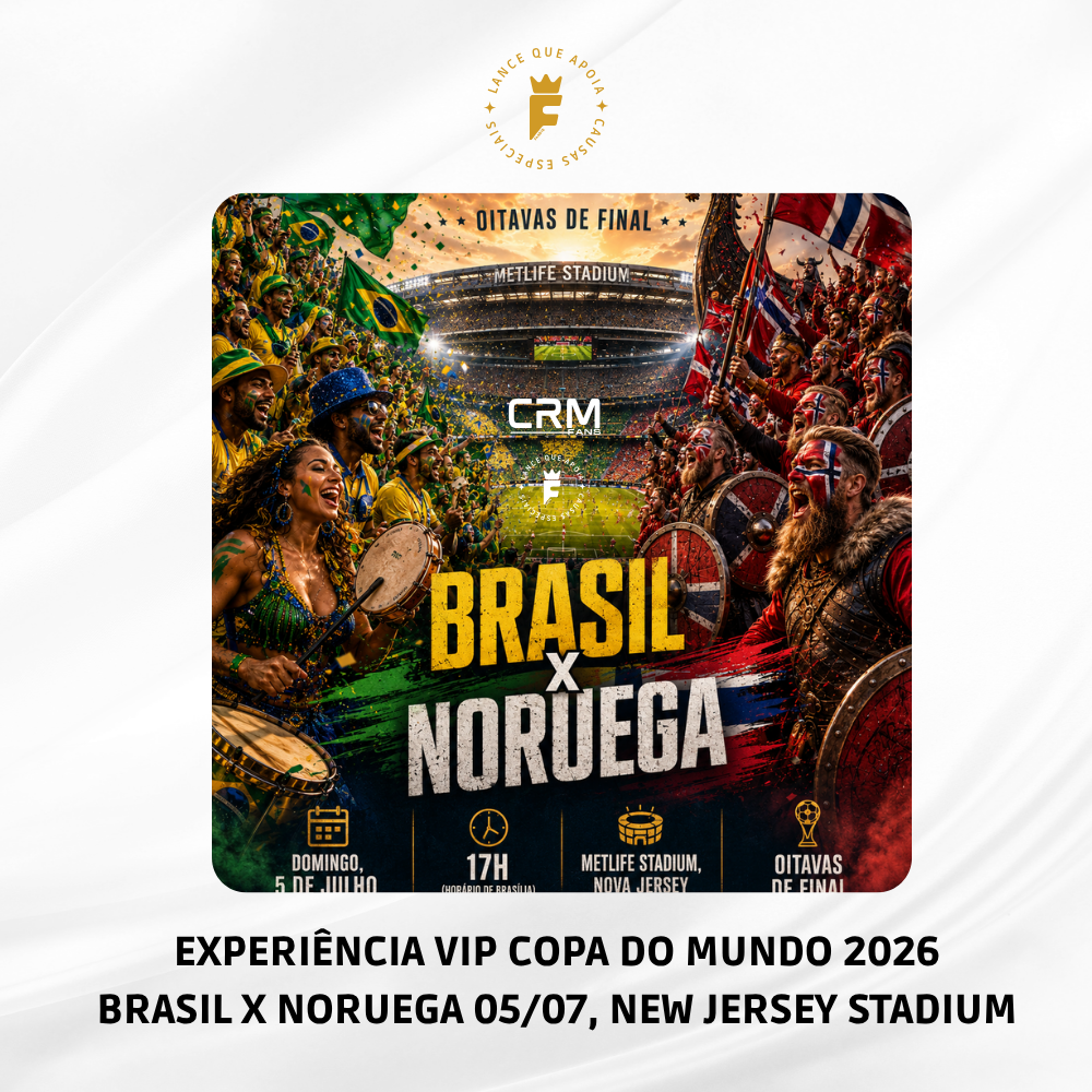 Experiência VIP Copa do Mundo 2026, Brasil x Noruega 05/07, New Jersey Stadium 