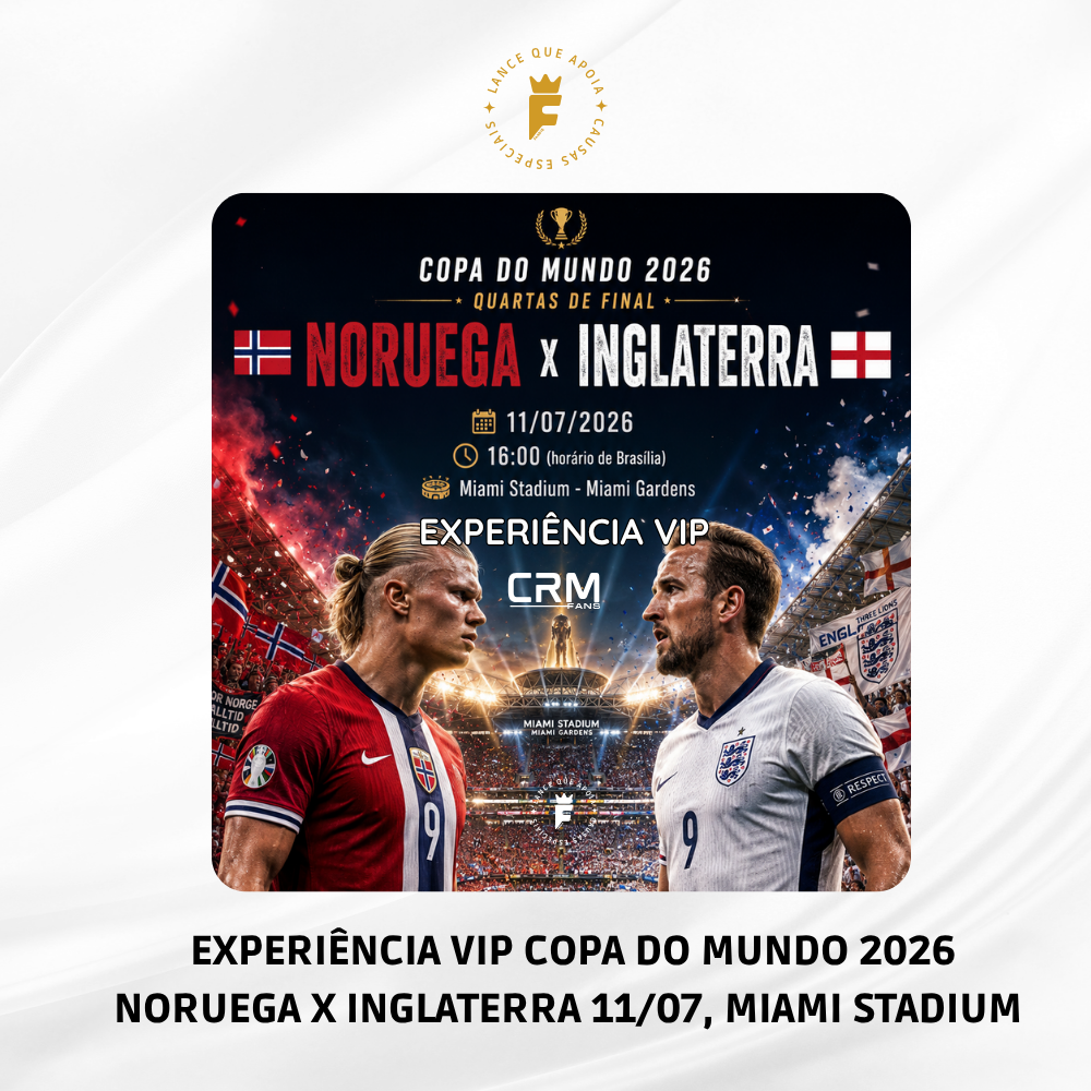 Experiência VIP Copa do Mundo 2026, Noruega x Inglaterra 11/07, Miami Stadium - Miami Gardens 