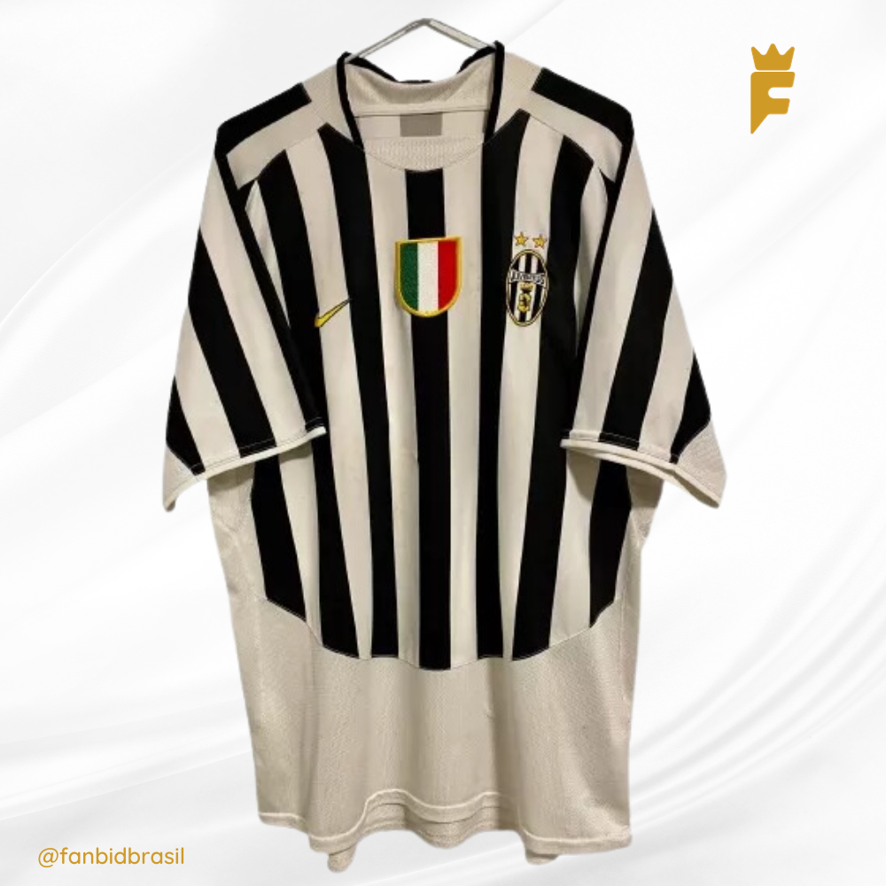 Camisa oficial Juventus 2003/04 Autografada Pavel Nedved