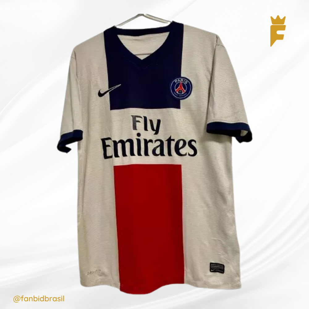 Camisa oficial do Paris St Germain 2013/14 Autografada Edinson Cavani