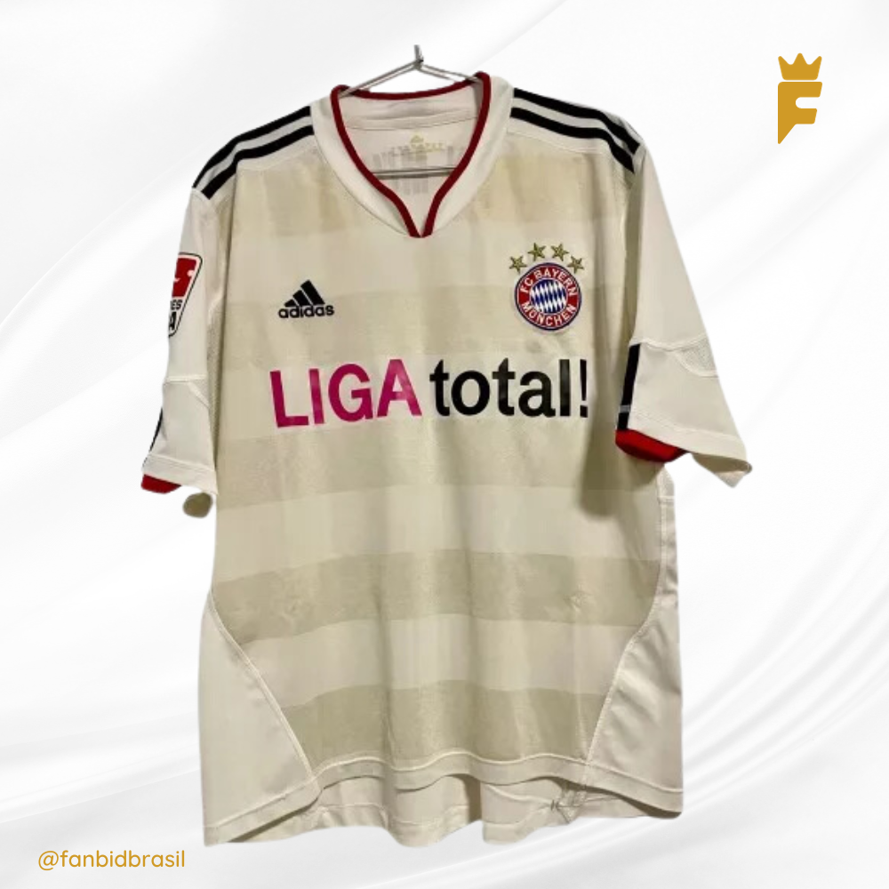 Camisa oficial do Bayern Munique 2011/12 Autografada Franck Ribéry