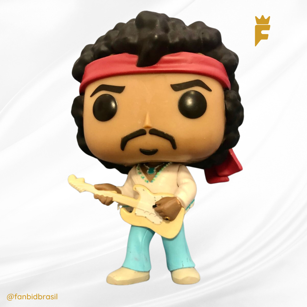 Funko Pop Jimi Hendrix Woodstock N.54 original perfeito