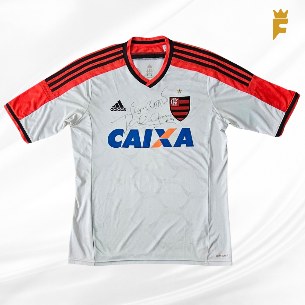Camisa Flamengo II 14/15 Guerrero autografada