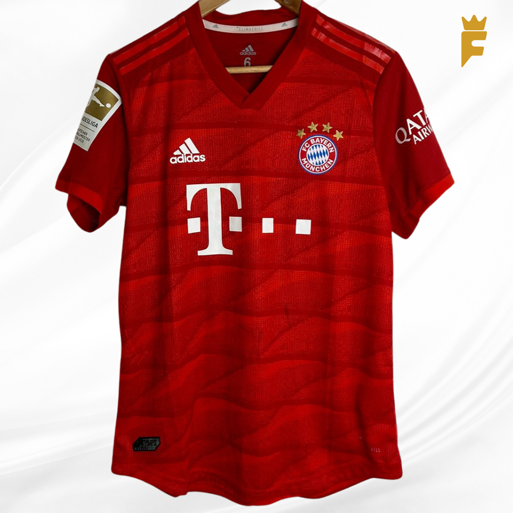 Camisa oficial Bayern Munchen 2019/20, autografada Philippe Coutinho, de jogo