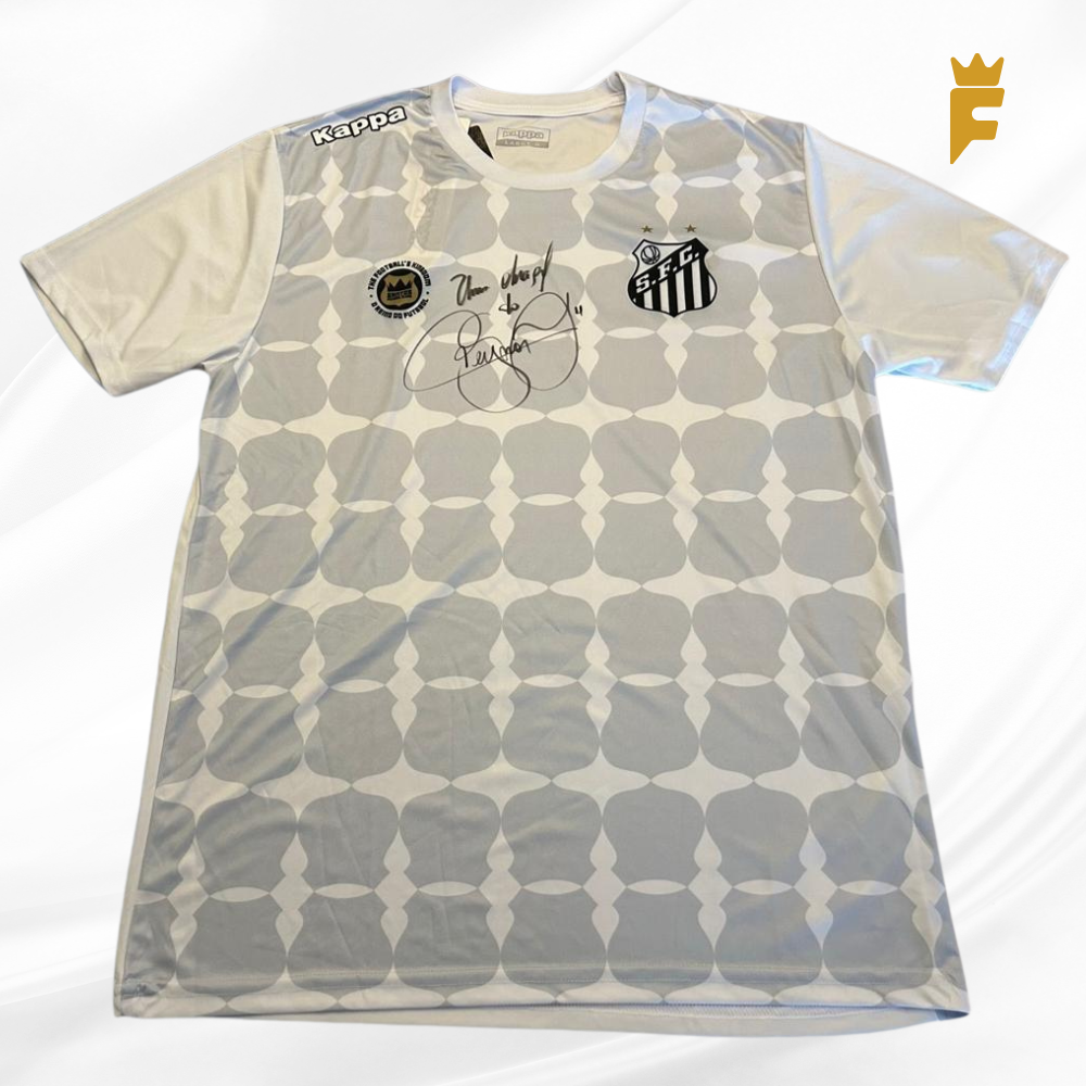 Camisa edição limitada Santos Kappa 2016, autografada Neymar Jr