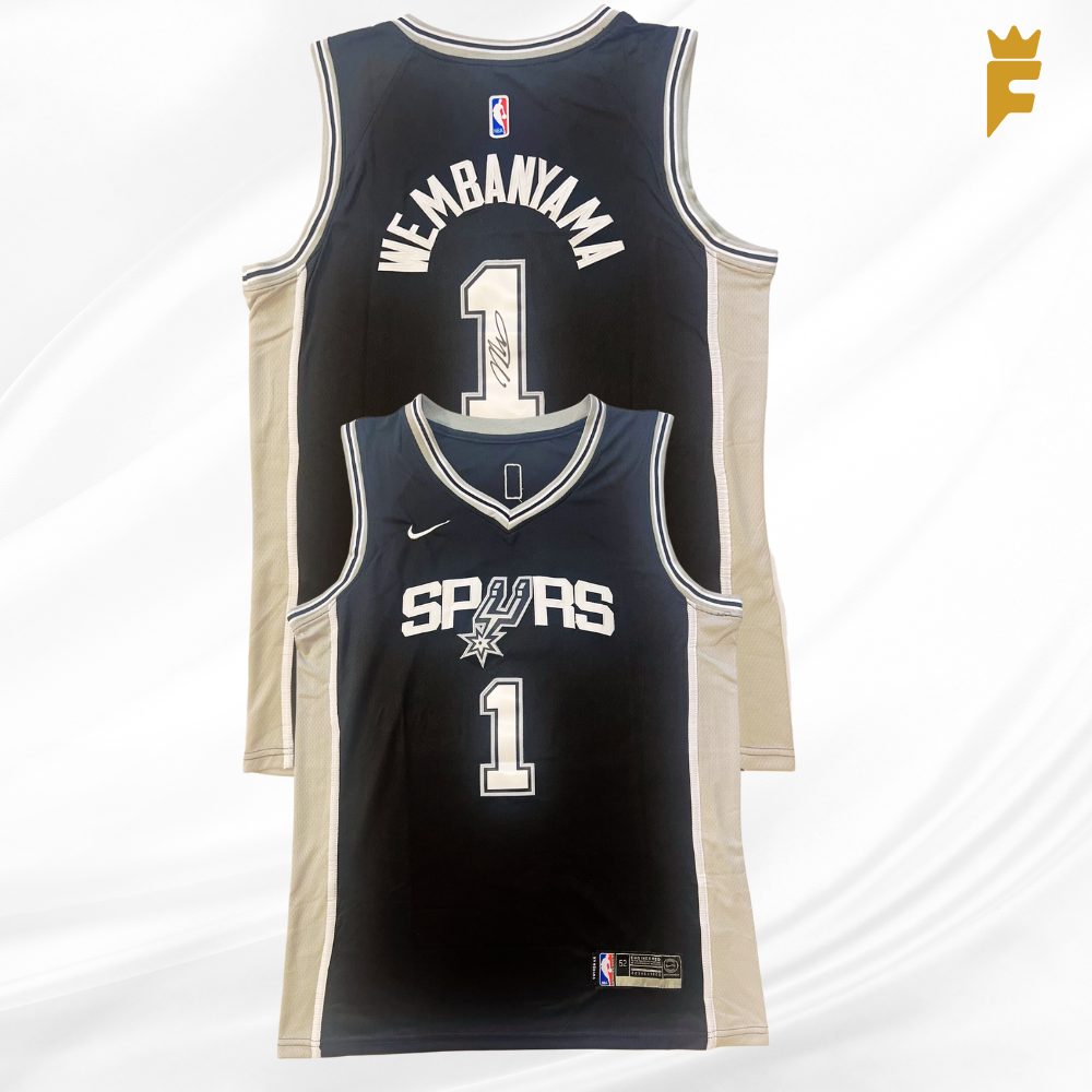 Camisa NBA San Antonio Spurs 2024/25, autografada Wembanyama